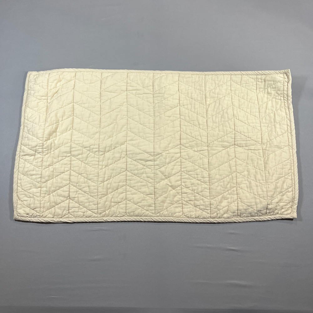 Ugg Pillowcase Queen Beige Cotton Quilted Stitching Bedding Luxury Home Decor
